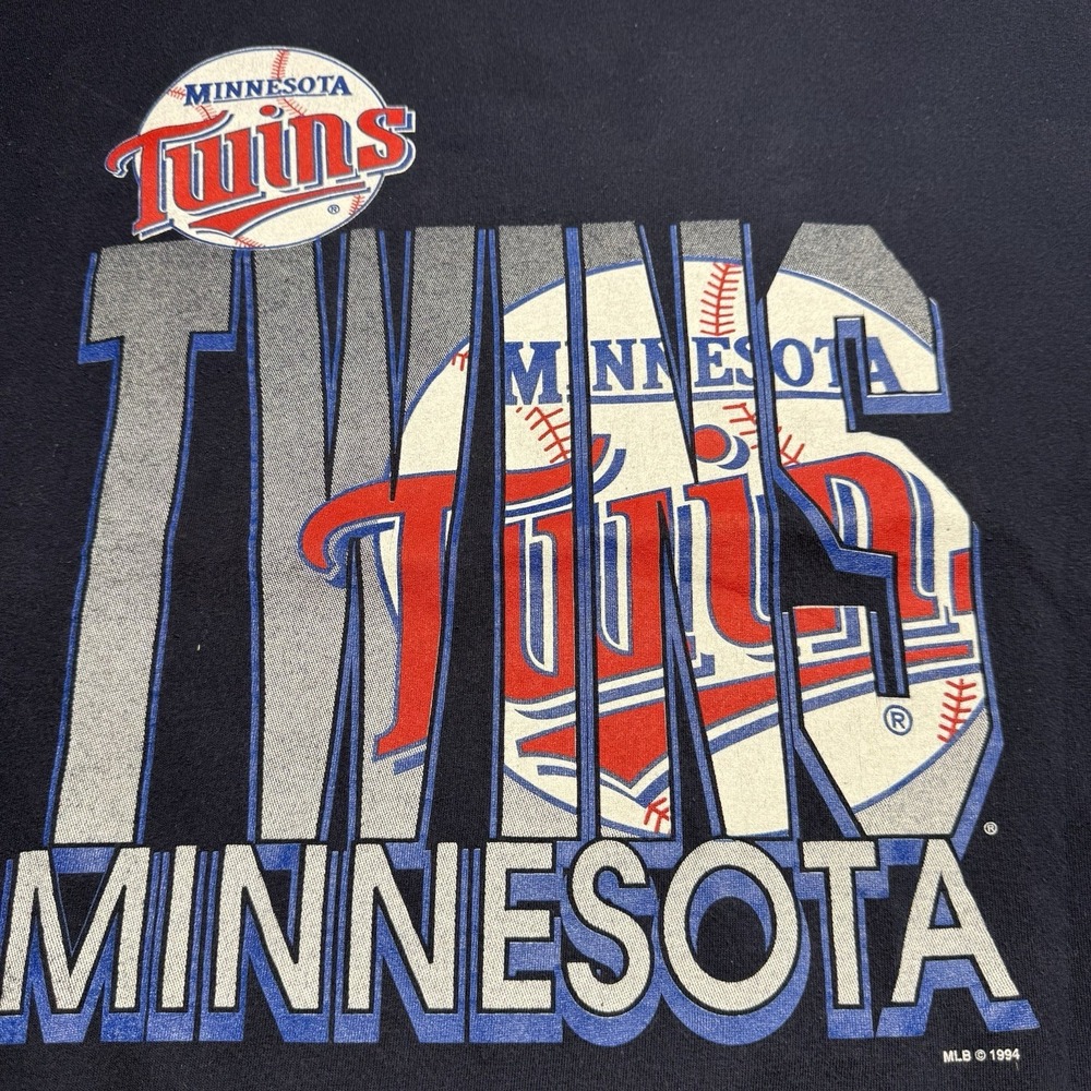 Vintage MLB MINNESOTA TWINS SALEM SPORTSWEAR T-SHIRT Size XL
